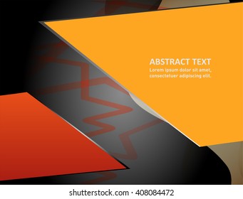 Abstract Orange background with place for your text
