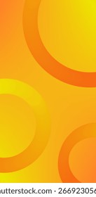 Abstractas fondo naranja con anillo y círculos Gradient Design