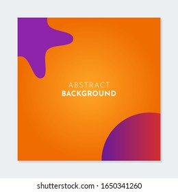 Abstract orange background. Simple and clean fluid gradient background. Suitable for brochure, flyer and business promotion purpose