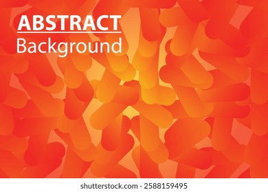 Abstract Orange Background. simple geometric background Orange elements with fluid gradient. EPS vector illustration