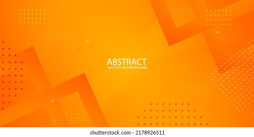 abstract orange background with simple lines.colorful orange design. bright and modern with shadow 3d concept. eps10 vector