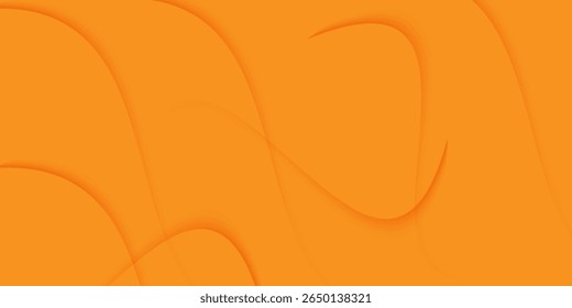 Fondo naranja Abstractas con ondas fluidas suaves y efecto degradado. eps 10 en presentación