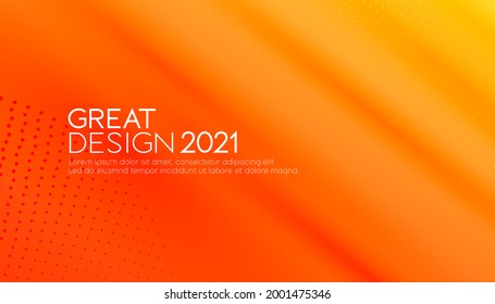 Abstract orange background with space. Modern striped futuristic design background.