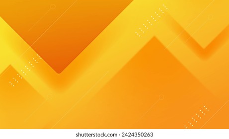 fondo naranja abstracto con composición cuadrada y de línea. ilustración vectorial