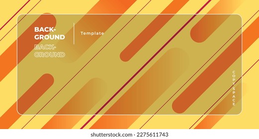 Abstract orange background template copy space for poster, banner, flyer, brochure, or pamphlet