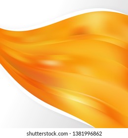 Abstract Orange Background Template Illustration