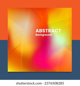 Abstract orange background Template. Modern background design. gradient color. Liquid shapes composition