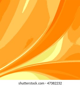 abstract orange background, unique vector art illustration, awesome art work