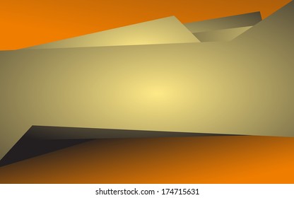Abstract orange background. Vector. Clip-art