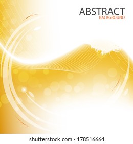 Abstract orange background. Vector. Clip-art