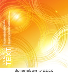 Abstract orange background.  Vector eps 10 illustration.