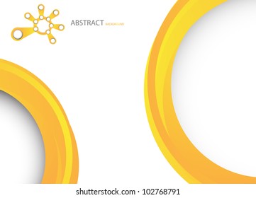 Abstract orange background. Vector Illustration. Clip-art