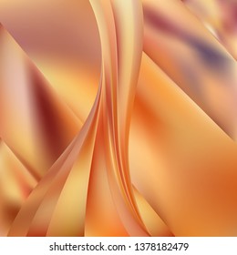 Abstract Orange Background Vector Illustration