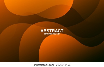 Abstract orange background. Vector illustration