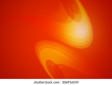 Abstract Orange Background, Vector Illustration