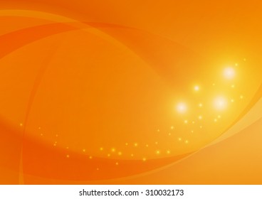 Abstract Orange Background, Vector Illustration