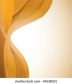 Abstract orange background. Vector illustration