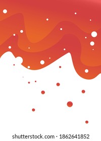 Abstract orange background and vector picture