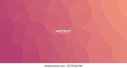 abstract orange background with voronoi diagram style. vector illustration.