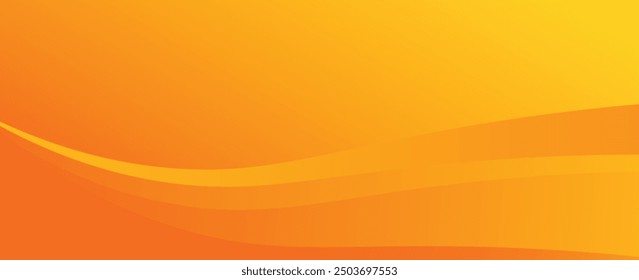 Abstractas fondo naranja con ondas. Increíble Vector EPS