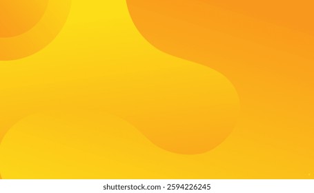 Abstract orange background with waves.  Creative illustration for poster, web, landing, page, cover
