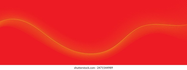 Fondo naranja Abstractas con olas. EPS10