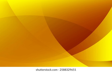 Abstract orange background with waves. Vector illustration