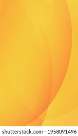 Abstract orange background with wavy lines - Vector illustration