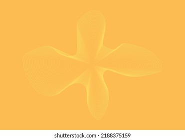 abstract orange background with wavy shapes