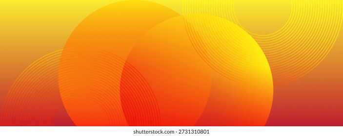 Abstractas fondo naranja. Composición de Formas fluidas amarillas. Eps 10