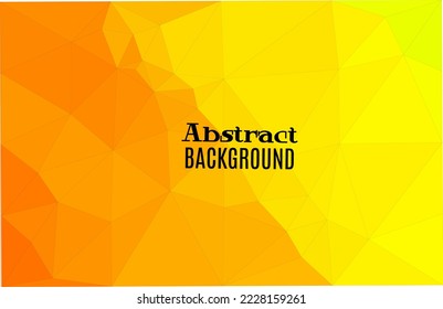 Abstract orange background. Yellow and orange. Suitable as a wallpaper, poster, banner, or background for this social media post.