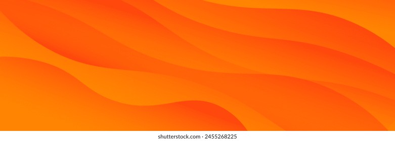 abstract orange banner background. dynamic effect. futuristic technology style. vector