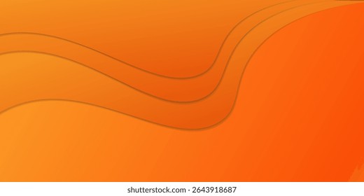 Abstrakter orangefarbener Bannerhintergrund. EPS10