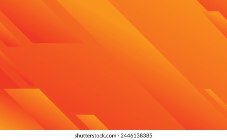 Fondo de Anuncio naranja Abstractas. Fondo de Formas geométricas para flyer, póster, folleto, cubierta