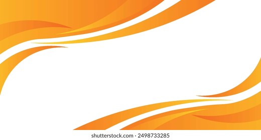 Abstractas fondo de Anuncio naranja. Plantilla de fondo de patrón de Anuncio de Diseño gráfico con Formas de curva dinámica. Ilustración vectorial