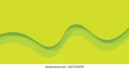 Abstrakter orangefarbener Bannerhintergrund. Hintergrundvorlage für Grafikdesign-Bannermuster mit dynamischen Kurvenformen. Vektorgrafik