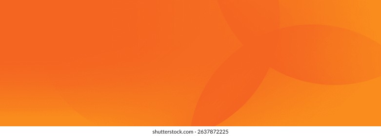 Abstract orange banner background. Graphic design banner pattern background template with dynamic curve shapes