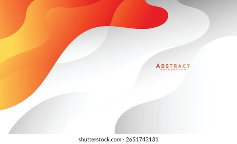 Fundo de faixa laranja abstrato. Modelo de plano de fundo de padrão de banner de design gráfico 