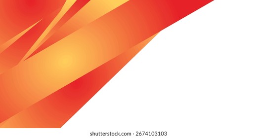 Abstract orange banner background. Graphic design banner pattern 