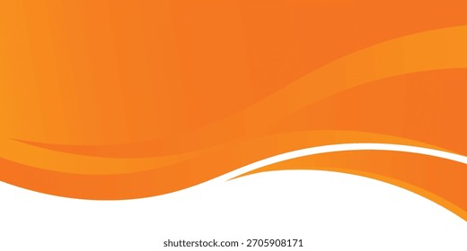 Abstractas fondo de Anuncio naranja. Plantilla de fondo de patrón de Anuncio de Diseño gráfico con Formas de curva dinámica. vektor, eps.10