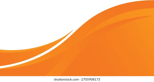 Abstractas fondo de Anuncio naranja. Plantilla de fondo de patrón de Anuncio de Diseño gráfico con Formas de curva dinámica. vektor, eps.10