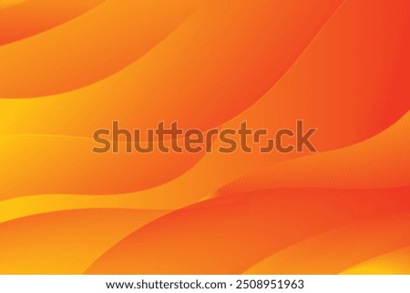 Abstract orange banner background. Graphic design banner pattern background template. dynamic curve shape design.