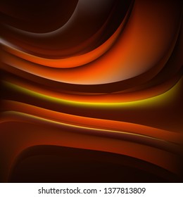 Abstract Orange and Black Background