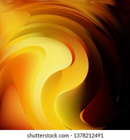 Abstract Orange and Black Background