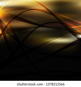 Abstract Orange and Black Background