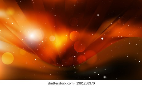 Abstract Orange and Black Background Image