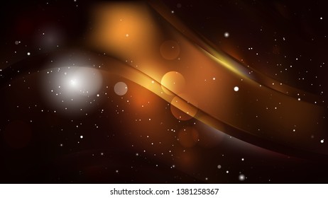 Abstract Orange and Black Background Vector Art