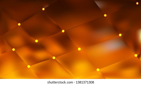 Abstract Orange and Black Bokeh Lights Background