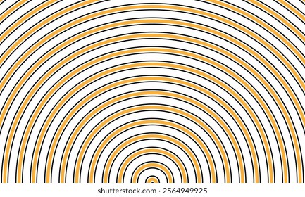 abstract orange black circle line pattern suitable for background.