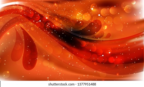 Abstract Orange and Black Defocused Background Design